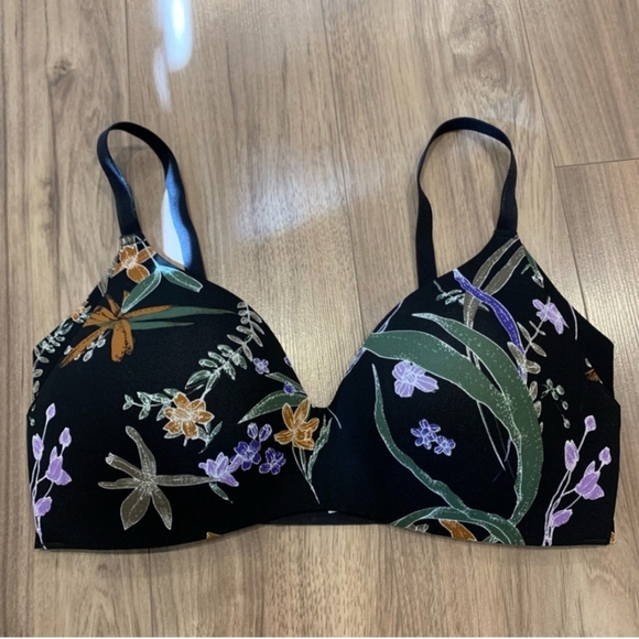 Knix Wing Woman Contour Bra Night Garden - Picture 3 of 7